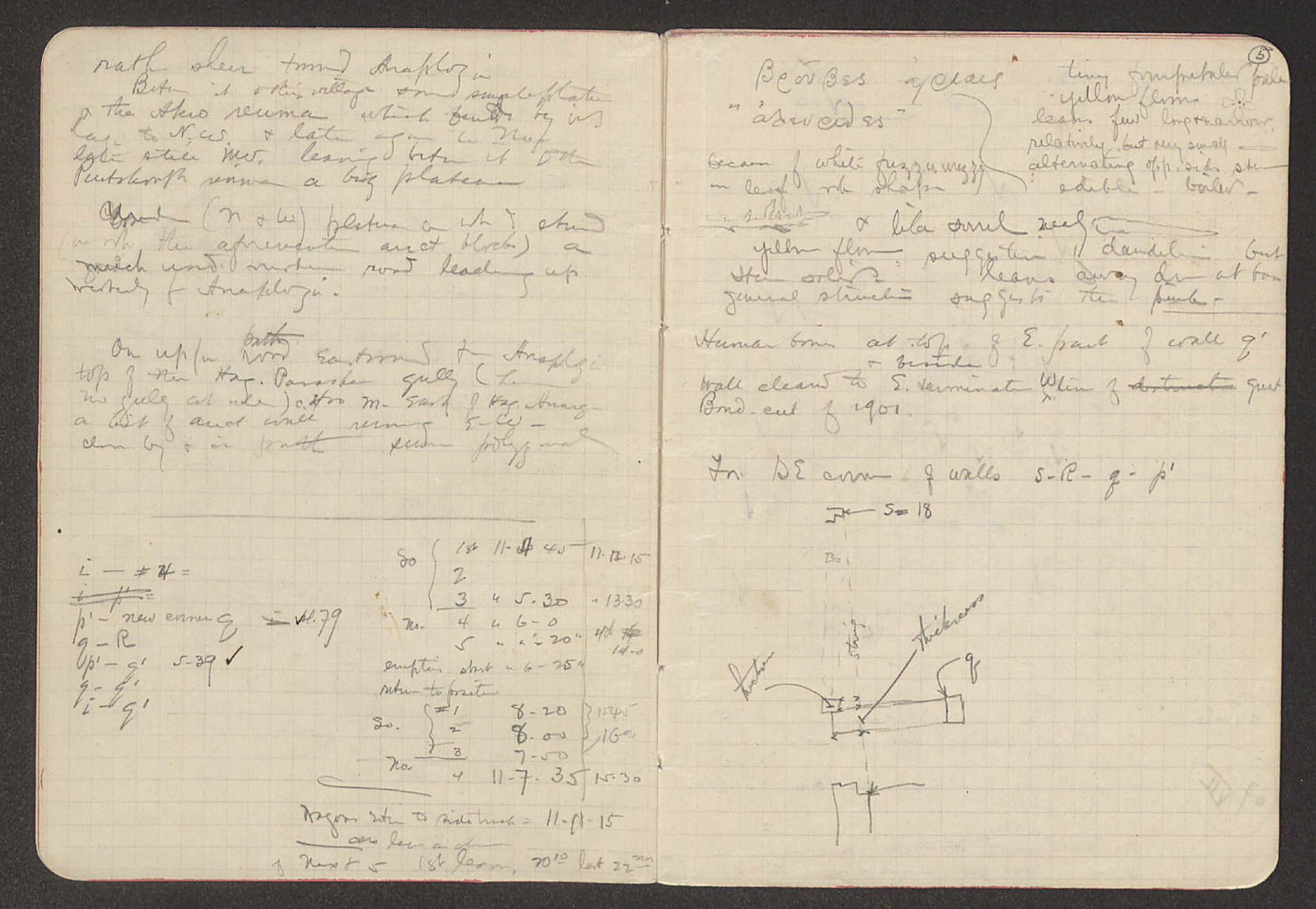 Notebook Spread