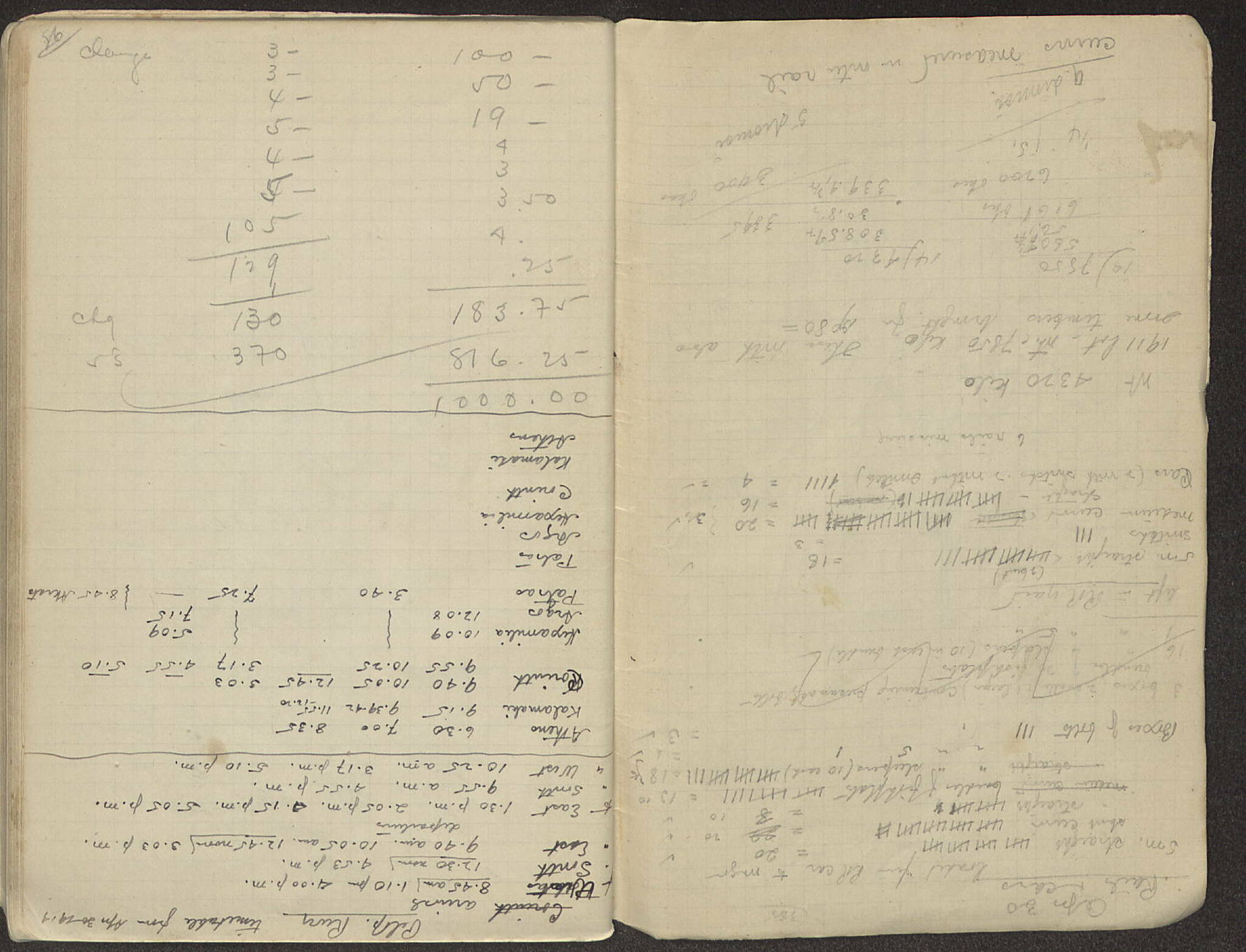 Notebook Spread