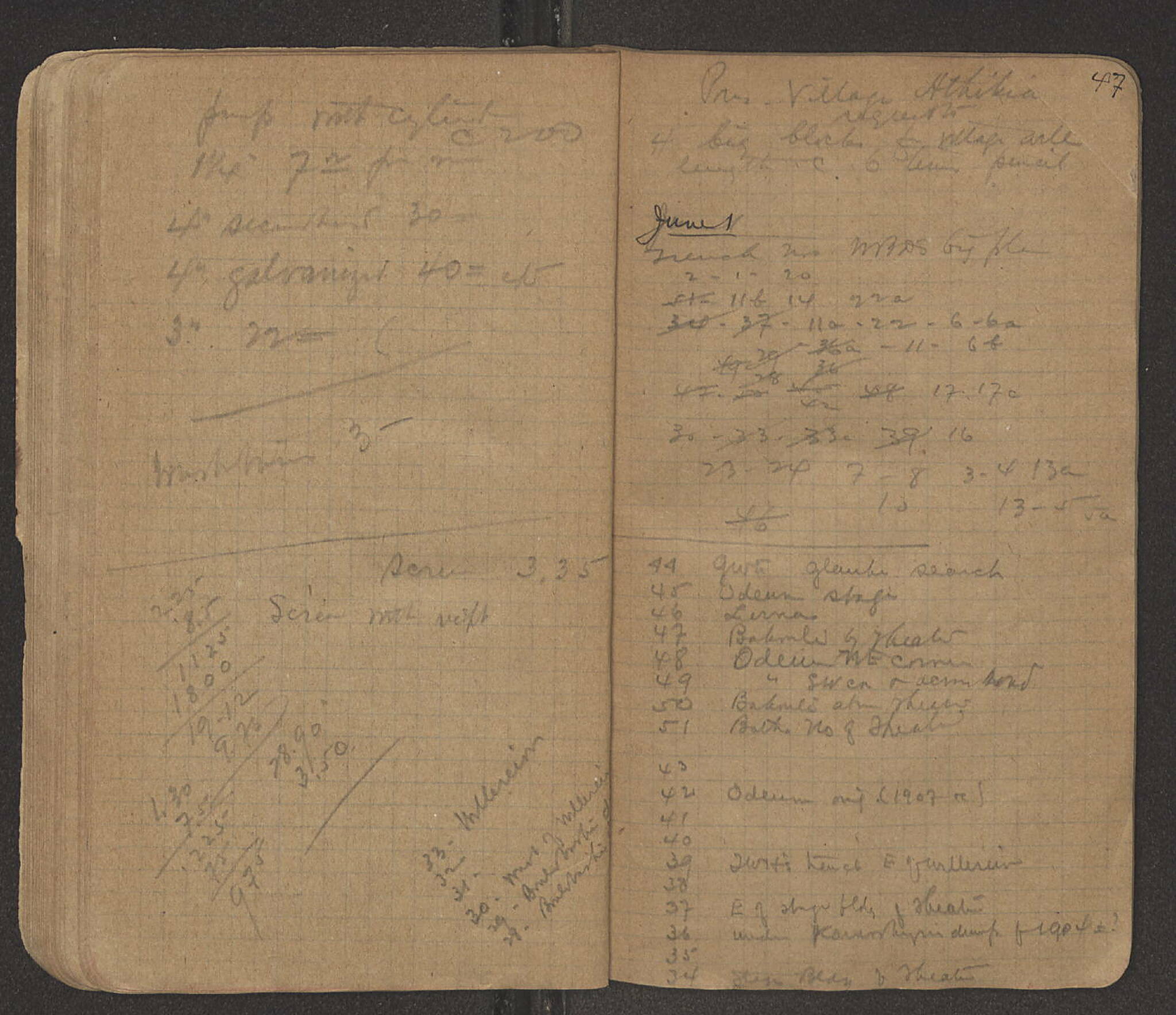 Notebook Spread