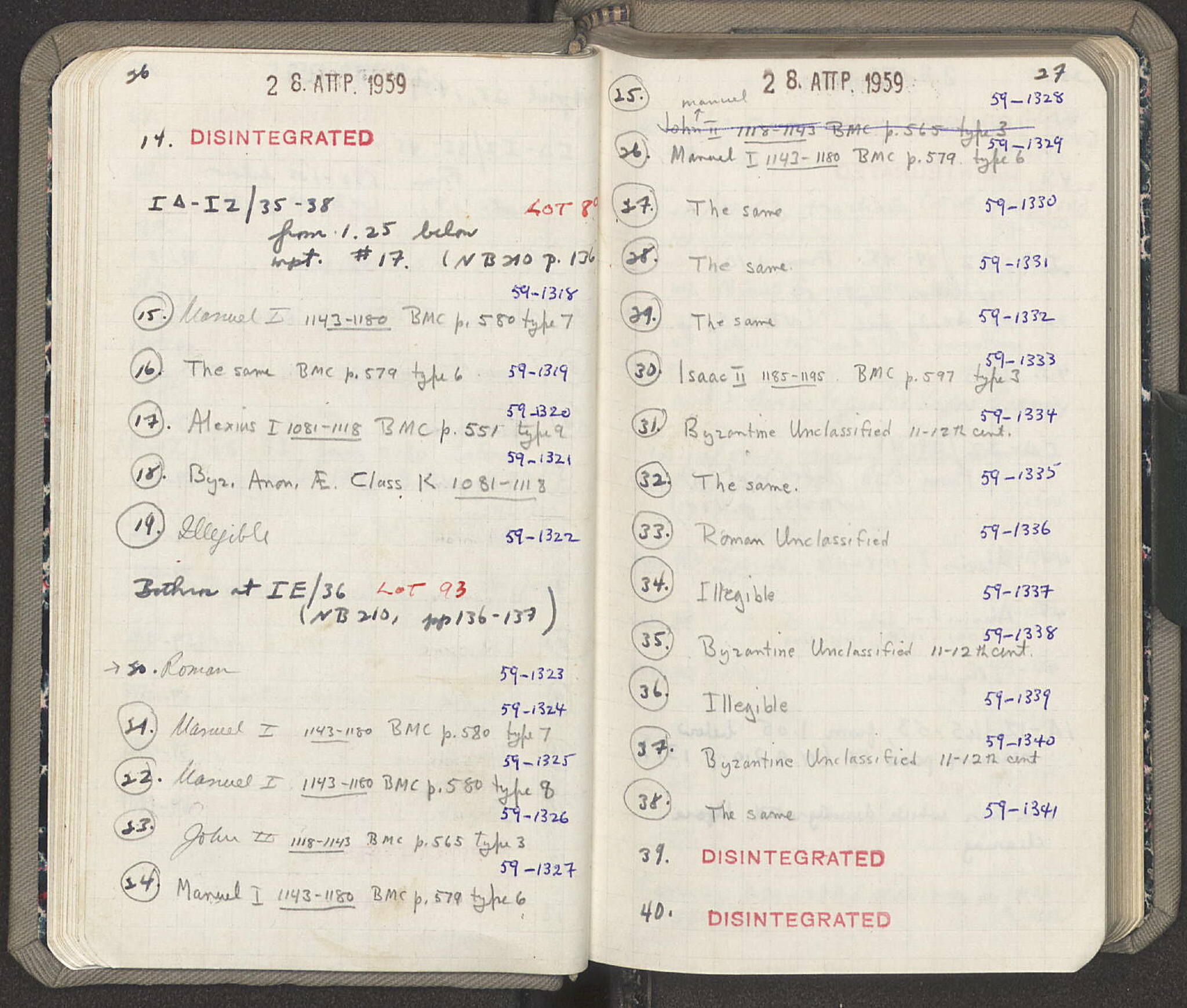 Notebook Spread