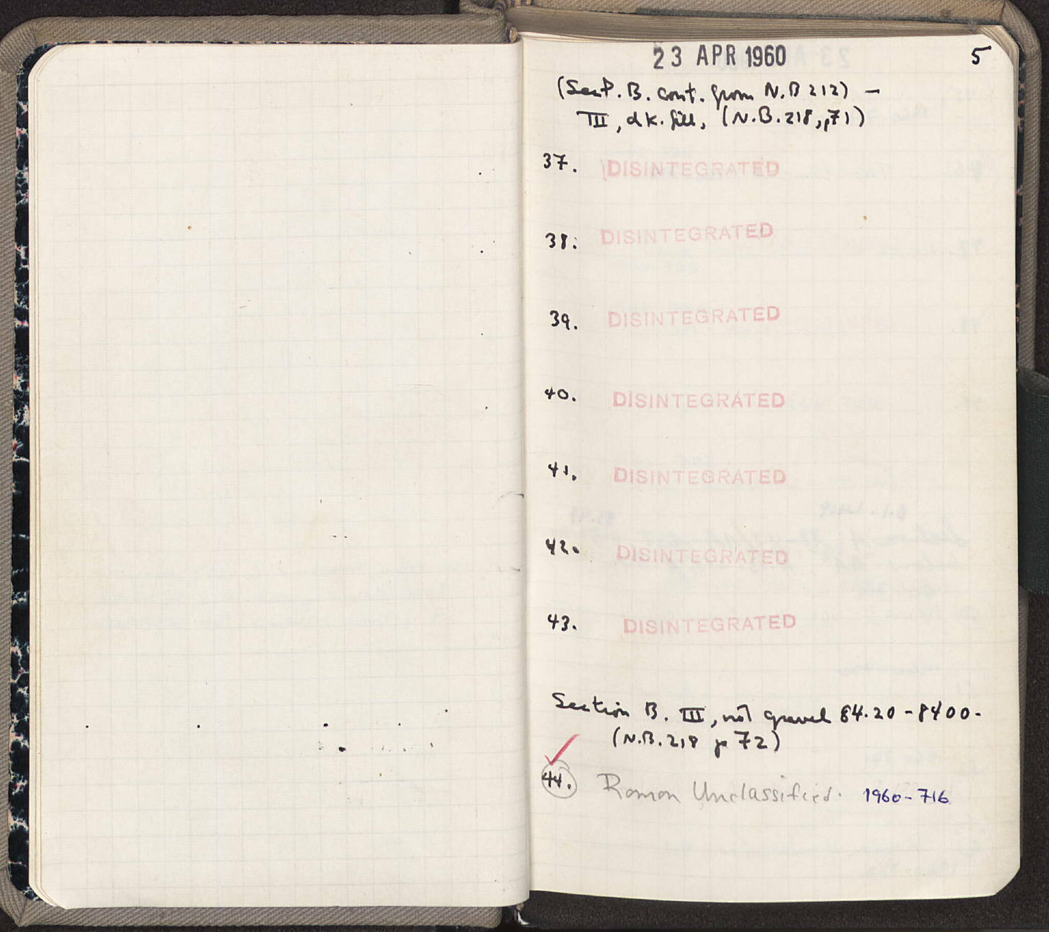Notebook Spread