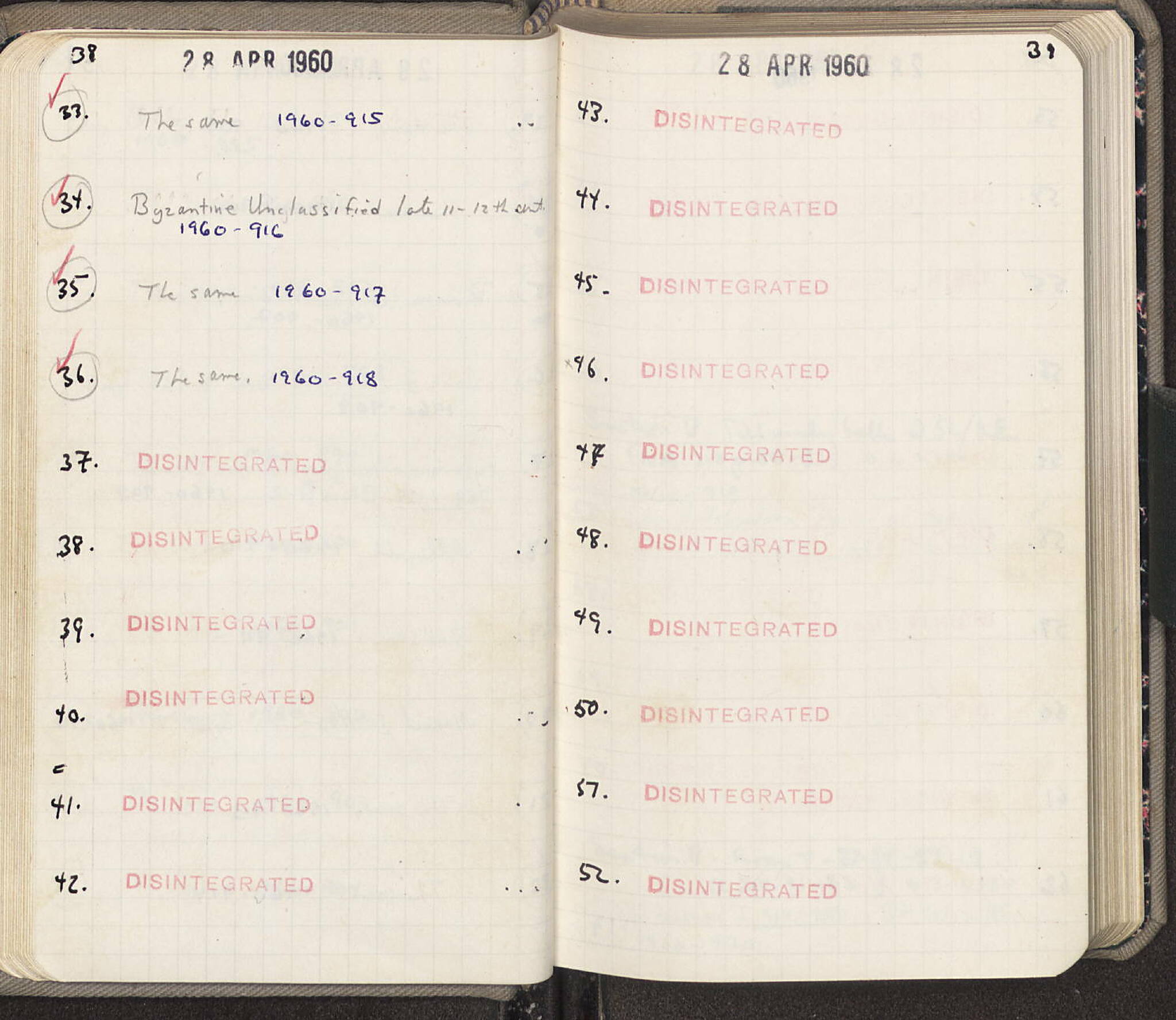 Notebook Spread