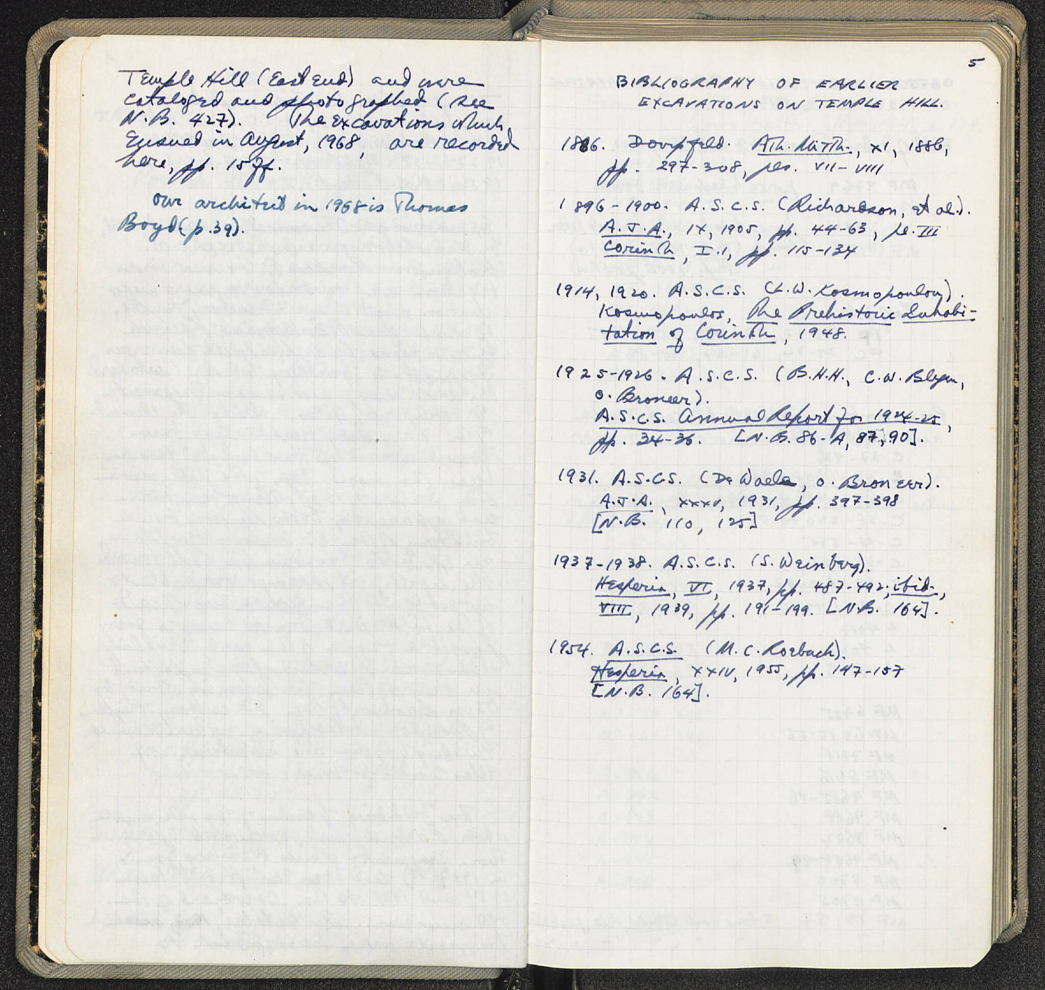 Notebook Spread