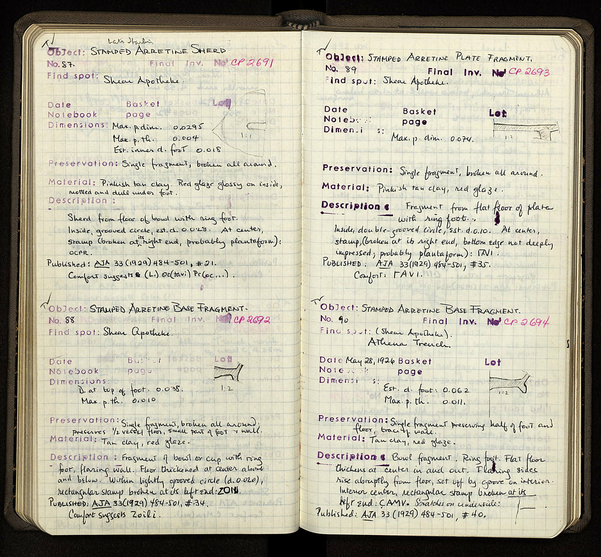 Notebook Spread