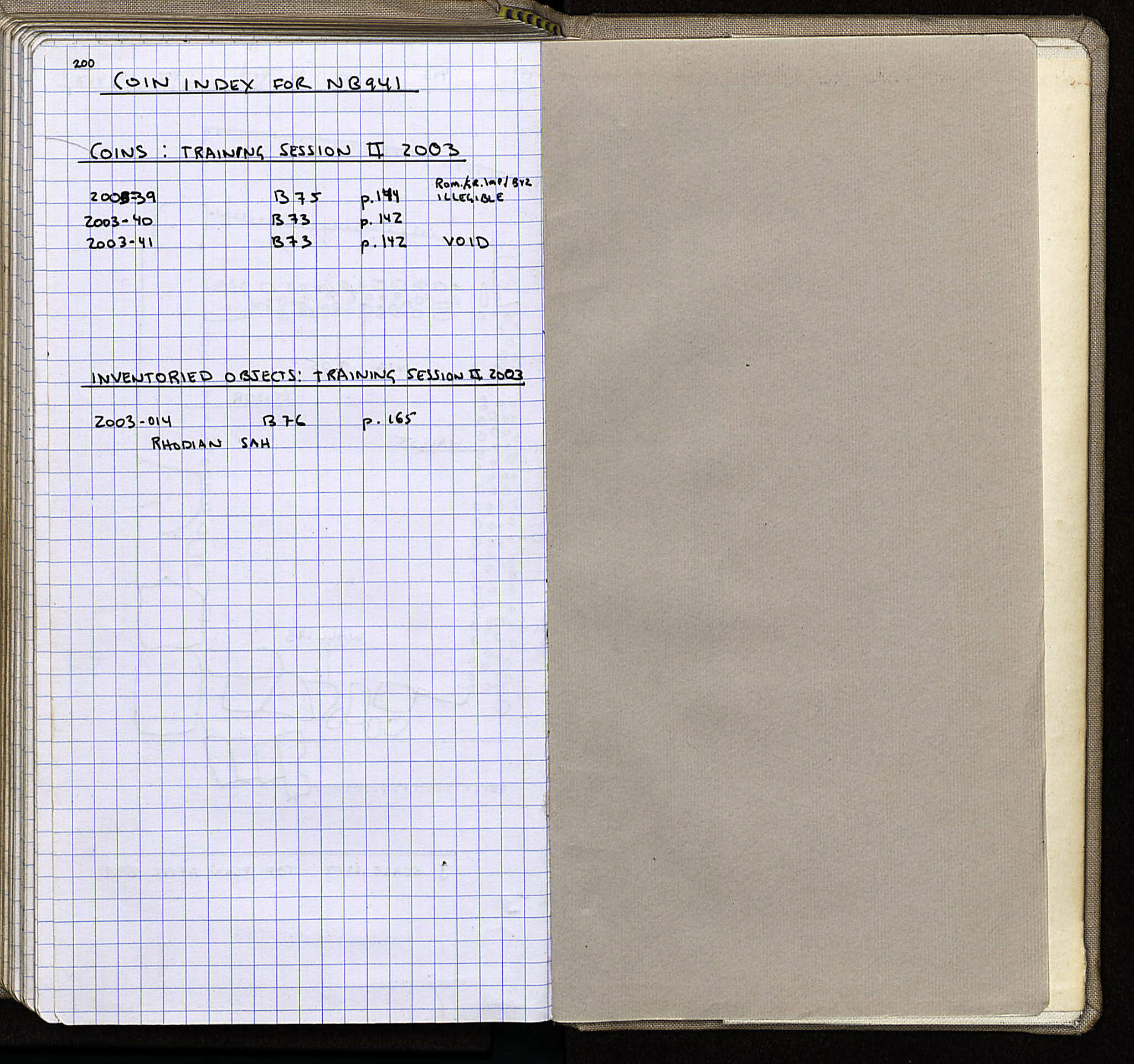 Notebook Spread
