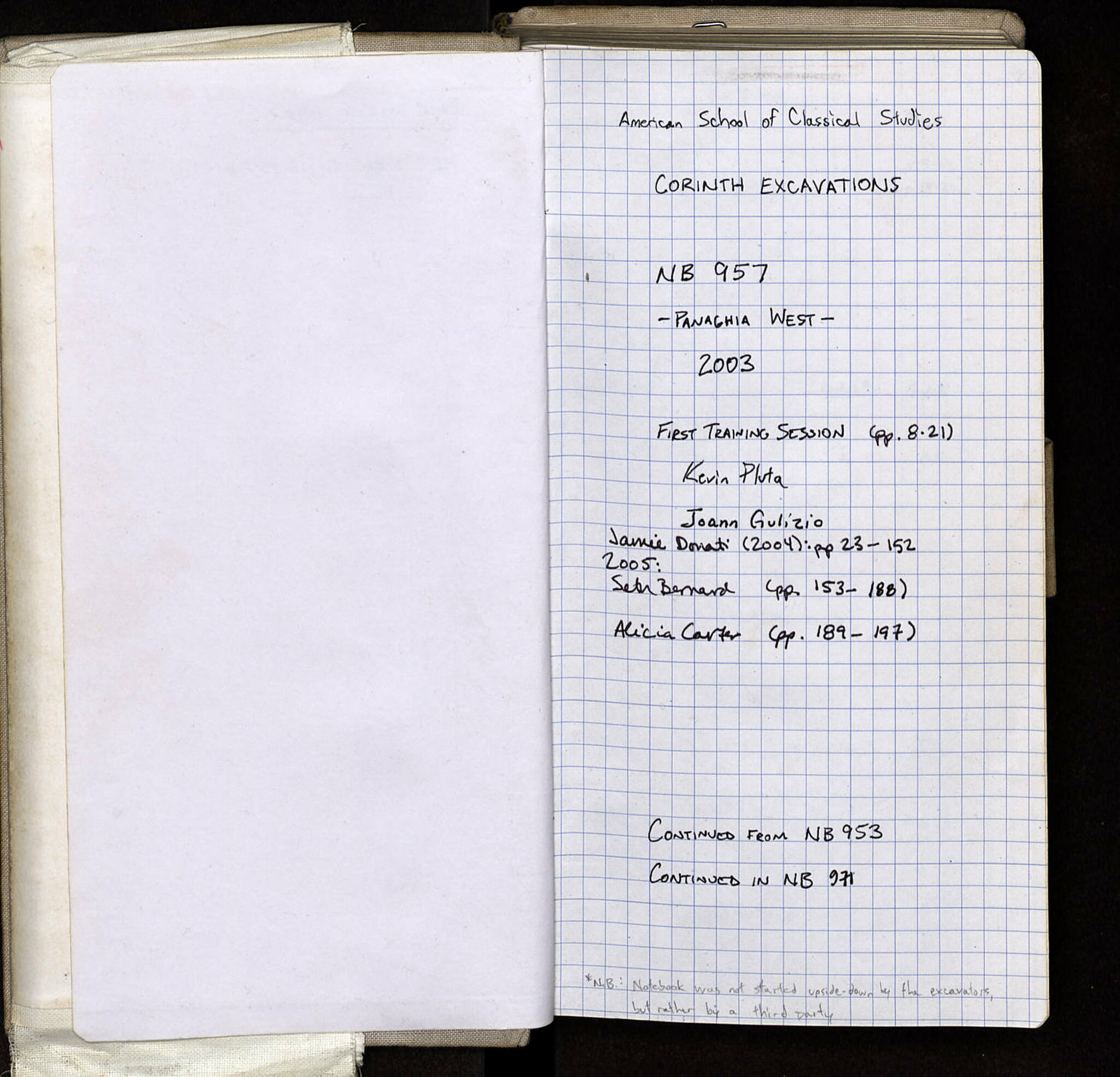 Notebook Spread