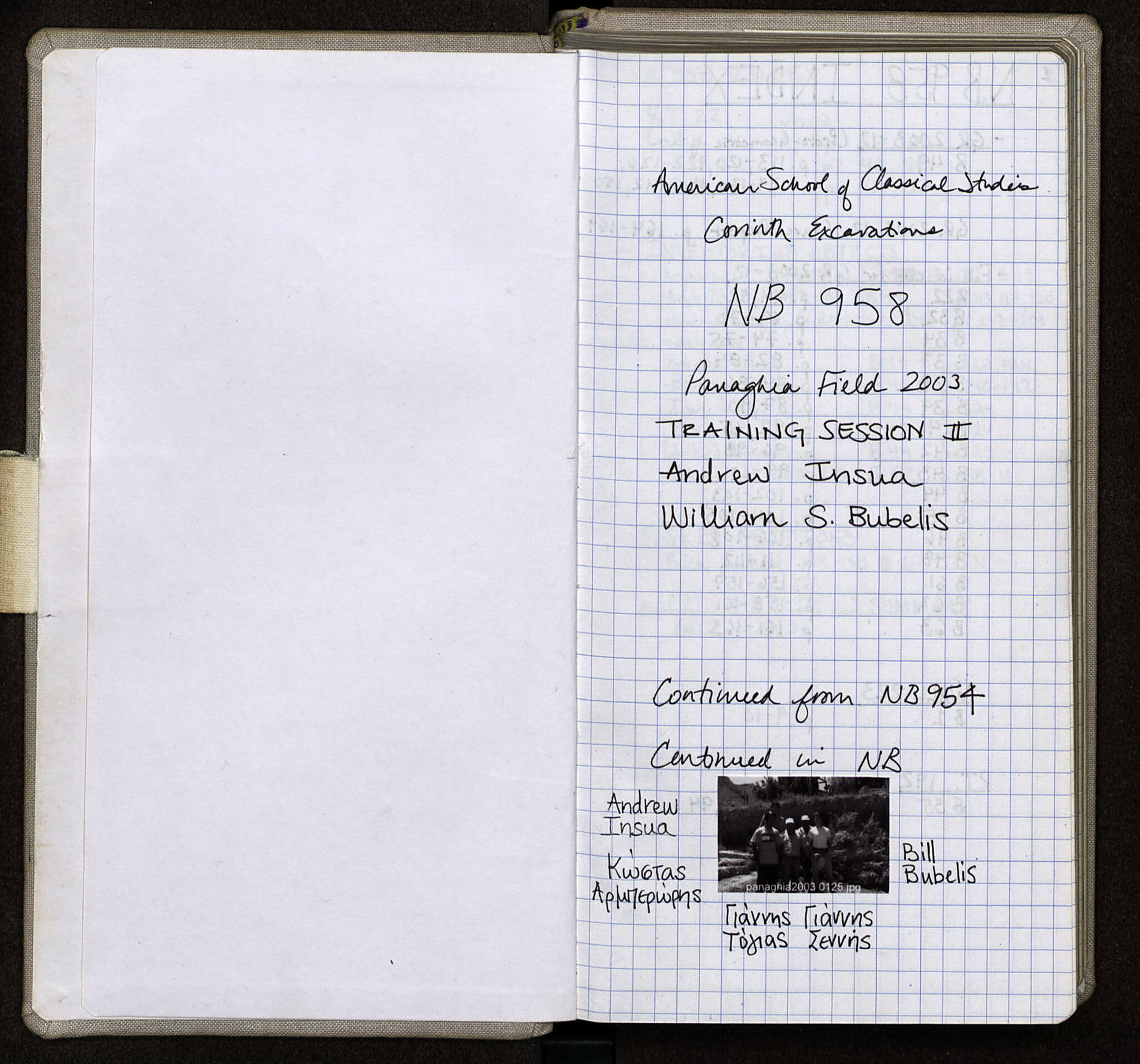 Notebook Spread