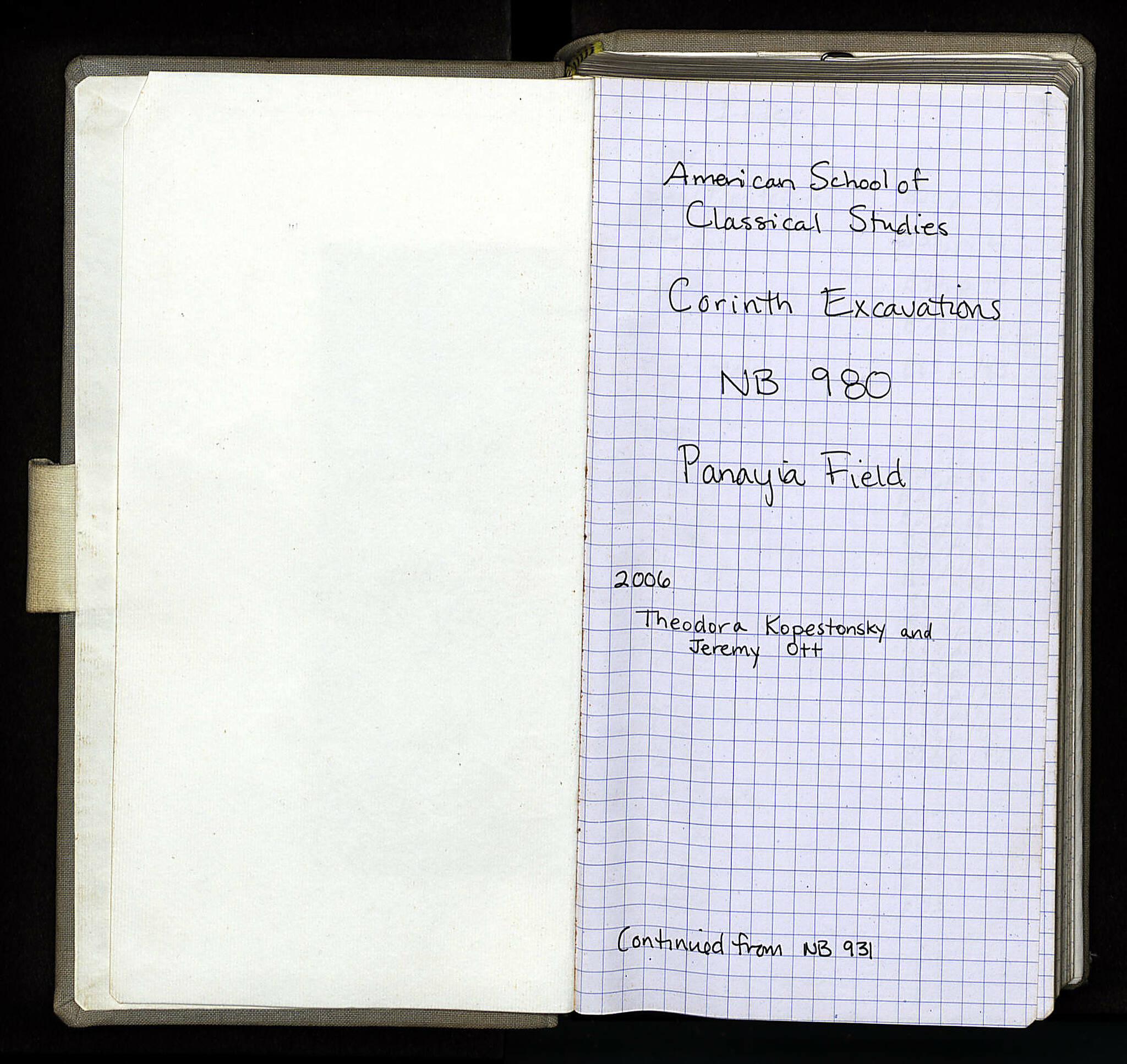 Notebook Spread